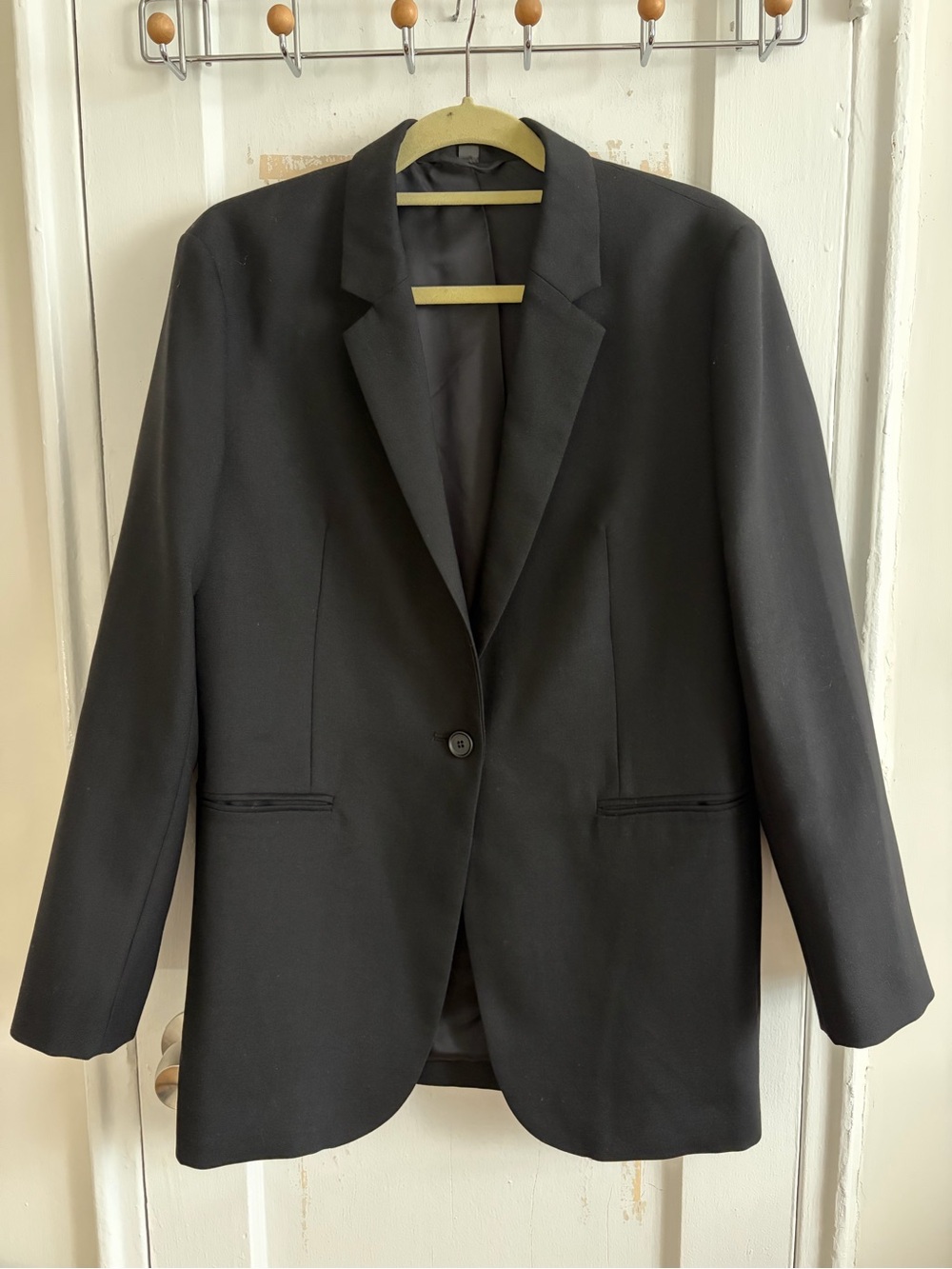 COS Black Single-Button Women's Blazer